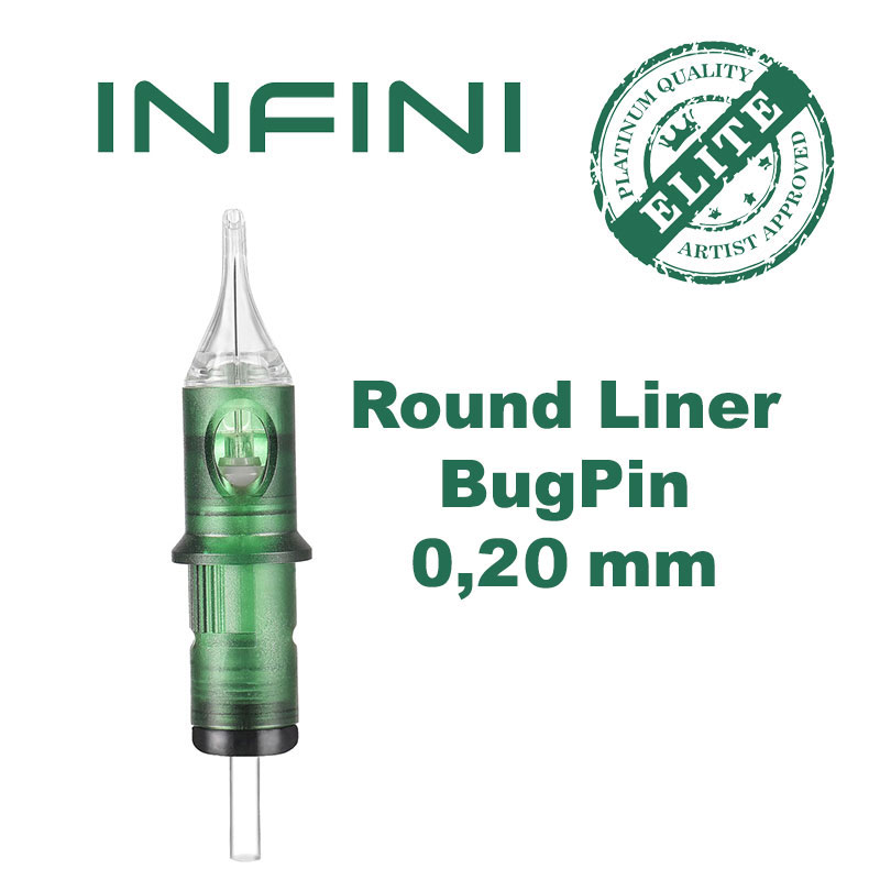 INFINI Needle Cartridges - BugPin Liner 0,20 XLT