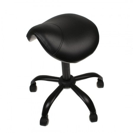 Saddle chair, black