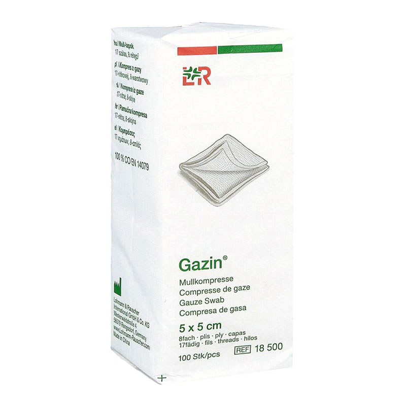 Gazin® Non-Sterile Gauze Compress 5cm x 5cm