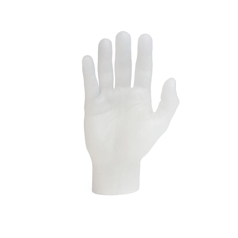 Right Handwith wrist - clear