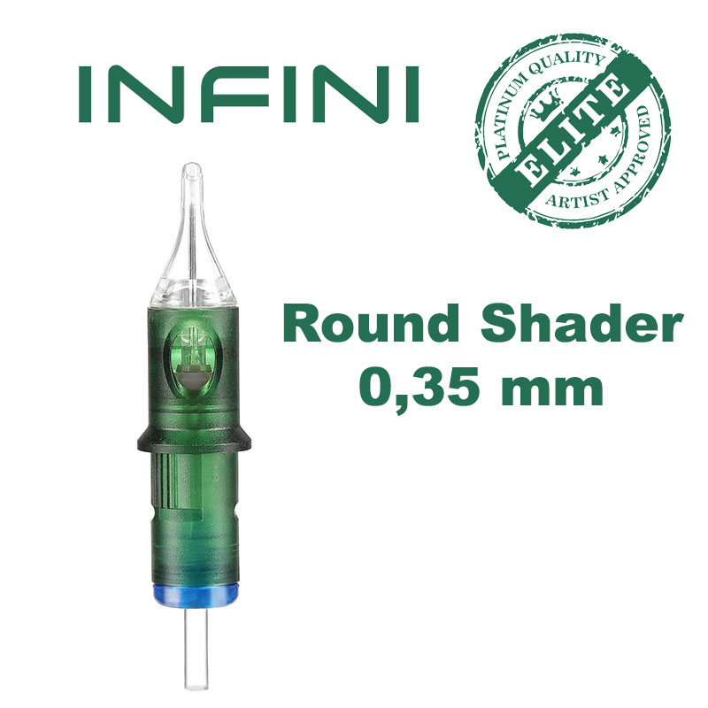 INFINI Needle Cartridges - Round Shader 0,35 MT