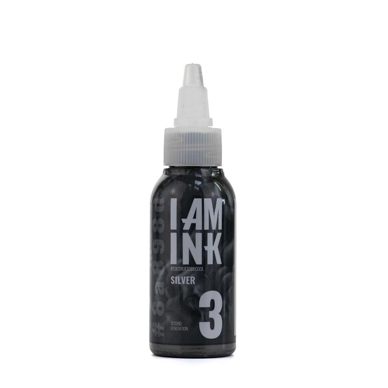 I AM INK - Second Generation 3 Silver, 50 ml