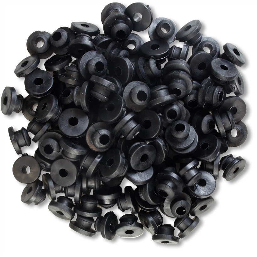 Amatur Bar rubber black 100 pieces