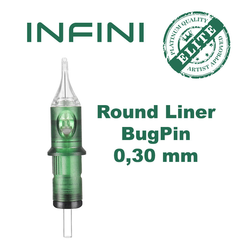 INFINI Needle Cartridges - BugPin Liner 0,30 XLT