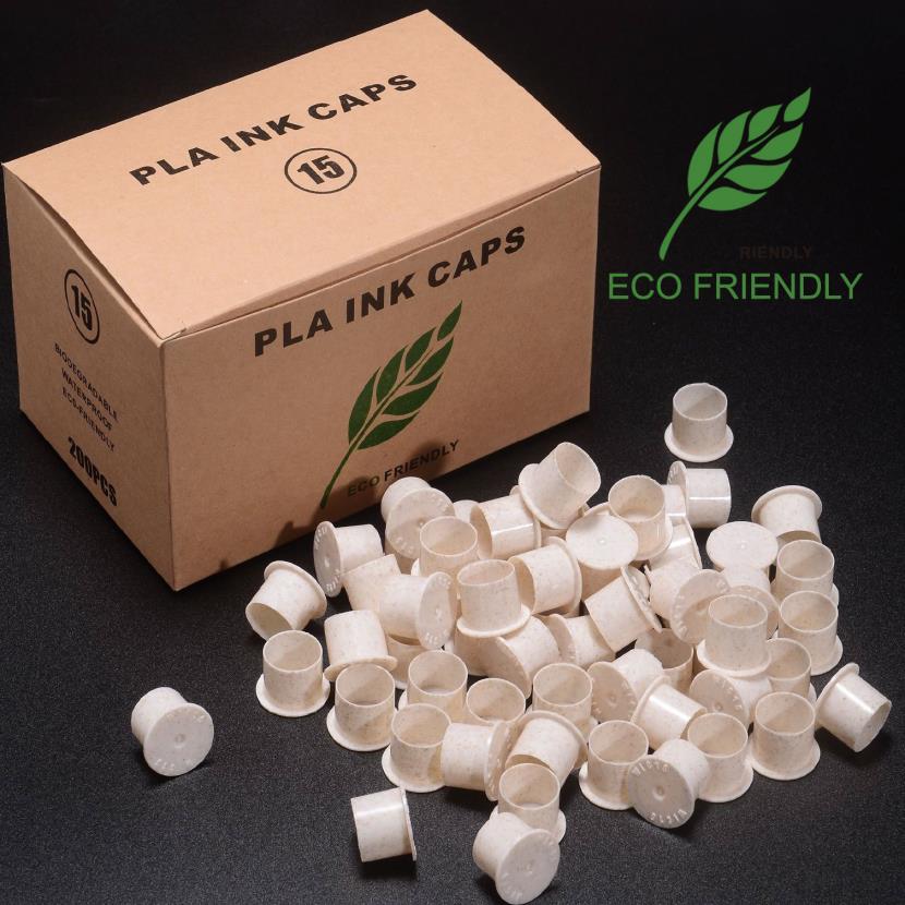 ECO-Friendly PLA ink cups size 18 with base, 200 pieces