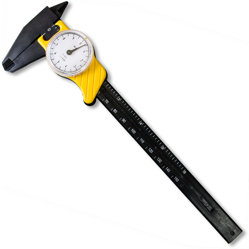 Dial Caliper150 mm, fiberglass reinforced plastic