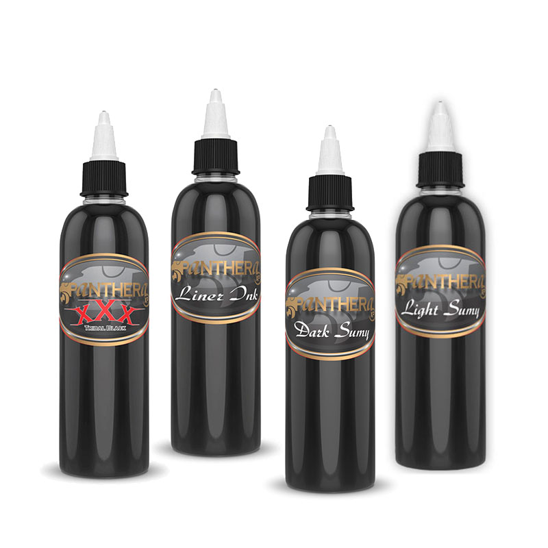 Panthera Ink - Essential Set, 4 x 150 ml