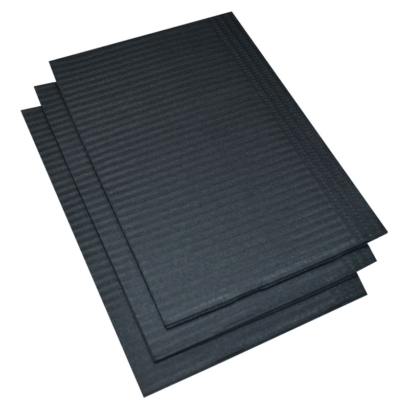 Tattoo protection sheets black 50 pcs.