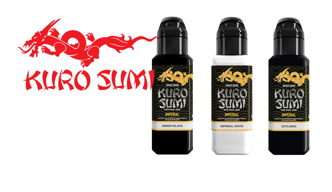 Kuro Sumi Ink White - Black