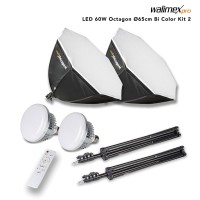 Walimex pro LED 60W Octagon Bi Color Kit 2